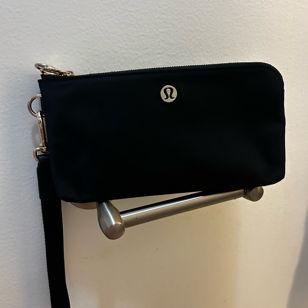 Lululemon Black Curvet Wristlet. Brand new without tags